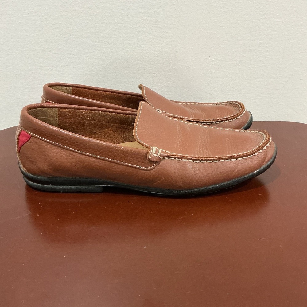 FootJoy FJ Club Casuals Loafer Men's 9.5 M Brown Leather Preppy Golf Shoes 79054